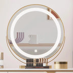 Drawers Vanity Dressing Makeup Table Mirror Mobile Bedroom Dresser Organizer Lights Penteadeira Quarto Bedroom Furnitures