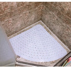 Comfortable Triangle Shower Room Mat Diamond Toilet Bath Bathroom Mat Bathroom Carpet Alfombrilla De Ducha Antideslizante Badmat