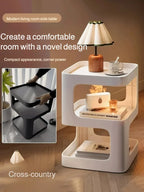 Modern Living Room Side Table Bedside coffee table Home simple storage rack  for small apartment