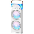 2025 5 Port Air Cooler Fan Oscillating Mist Fan with Aromatherapy, Col