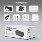 Bluetooth Thermal Shipping Label Printer - Wireless 4x6 inch Portable Label Maker for Various Systems | AlluCanFind