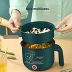 Mini Non-Stick Electric Cooker Kitchen 1-2 Person Double Hot Pot Multifunction Steamer Electric Pot for Home