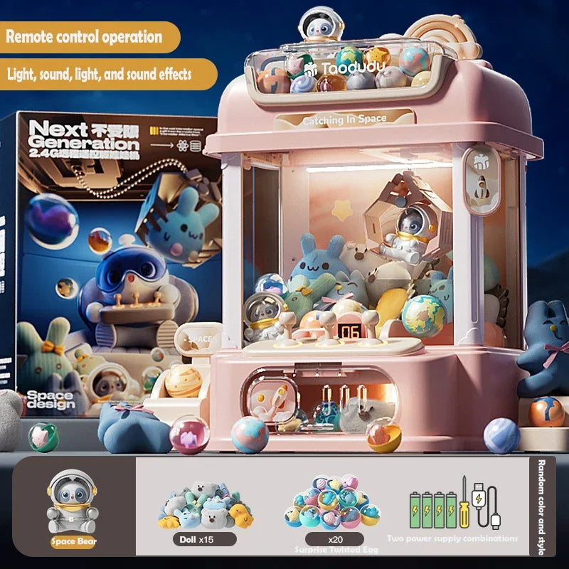 Mini Doll Machine Toy for Kids | DIY Coin-Operated Crane Game | AlluCanFind