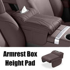 For Haval H9 2rd 2024 2025 Car Armrest Box Height Increase Pad Car Armrest Box Storage Bag Car Leather Protective Cover