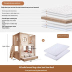 Kids Bed Kids Bedroom Furniture Children's Family Girl Beds Letto Bambini Children's Montessori Bed Wood Children's Bed