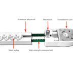Aqara Smart Electric Curtain Track included C3 Motor Zigbee 3.0 Super Silent Private Custom Curtain Rail Set Control System