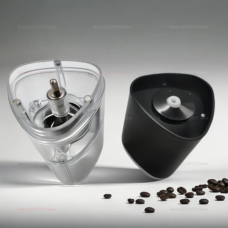 2025 Portable Hand Coffee Grinder USB Charging Electric Coffee Grinder for Home Travel Outdoor Easy Clean Compact Coffee Milling