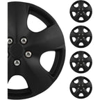 Hubcap Auto Tire Replacement Exterior Cap OEM Steel Wheel Hubcaps Wheel Cover Rim 15 Inch Set of 4 PP Hub Caps Universal Snap On