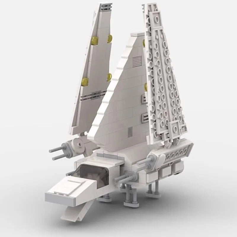 MOC Famous Movie Series Mini Flying Machine Model Building Blocks Empire Shuttle Bricks DIY Educational Toys Kids Birthday Gifts