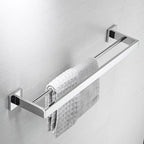 Chrome Polished Bathroom Hardware Mirror Chrome Polished Towel Rack Toilet Paper Holder Towel Bar Hook Bathroom Accessories