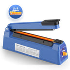 Electric Heat Bag Sealing Machine Portable Plastic Bag Sealer Hand Press Food Seal Plastic Bag Impulse Sealer Fast Heat Packagin