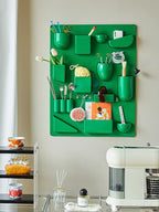 Wall Mounted Organizer Rack – Storage Shelf for Office, Kitchen, Bathroom