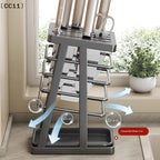 Kitchen Utensils Storage Holder Square Space Saving Cutting Tool Storage Rack Countertop Drainage Plating Multifunctional〔CC11〕