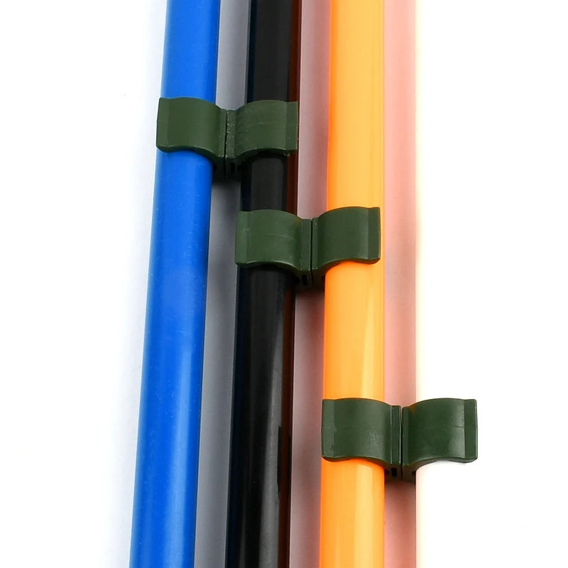 2-20PCS 8/11/16/20mm 360 Rotation Pipe Clamp Garden Irrigation Fittings Fixed U-type Clip Clamp Strap Aquarium Accessories