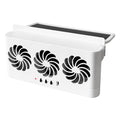 Solar Powered Car Exhaust Fan Eliminate Peculiar Smell Car Radiator Cooling Fan USB Powered Car Window Air Vent Fan for Vehicles