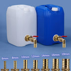 6-19mm Brass Pagoda Ball Valve Hose Adapter Water Tank Coupling Joint for Aquarium Fish Tank Garden Irrigation Tube Pipe Fitting