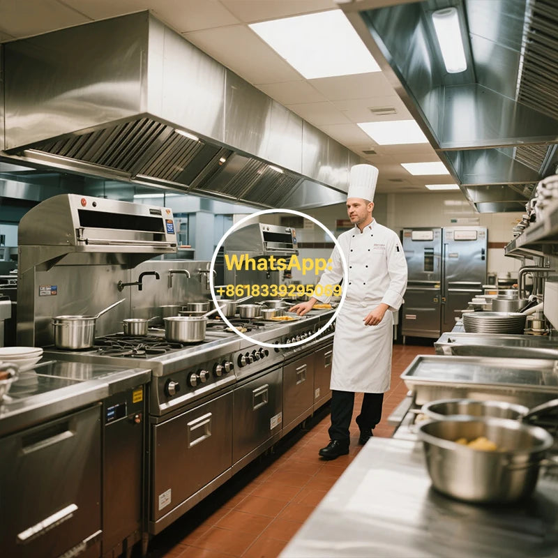 Professional Commercial Restaurant Kitchen Equipment Stainless Steel Electric Burner 6L Capacity Complete Set
