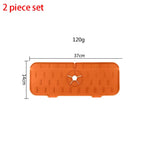 1-6PCS Faucet Splash Proof Pad Cross-Border Faucet Suction Pad Sink Splash Proof Drainage Pad Pool Platform Water Blocking Pad
