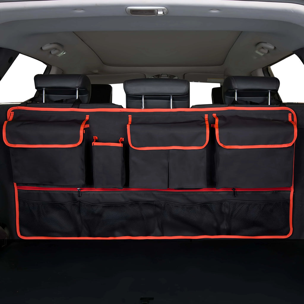 Multi-Pocket Car Back Seat Hanging Organizer Storage Bag with 9 Pockets Waterproof Oxford Cloth Auto Back Seat Bag Universal