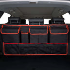 Multi-Pocket Car Back Seat Hanging Organizer Storage Bag with 9 Pockets Waterproof Oxford Cloth Auto Back Seat Bag Universal