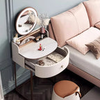 dressing table set with mirror vanity headdresses Mini dressing table Cabinet storage makeup drawers Suspended vanity headband