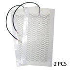 12V Universal Carbon Fiber Car Seat Heater Heat Pads 3 Level Heated Round Cushion Switch Kit Winter Warmer Seat Cover Set