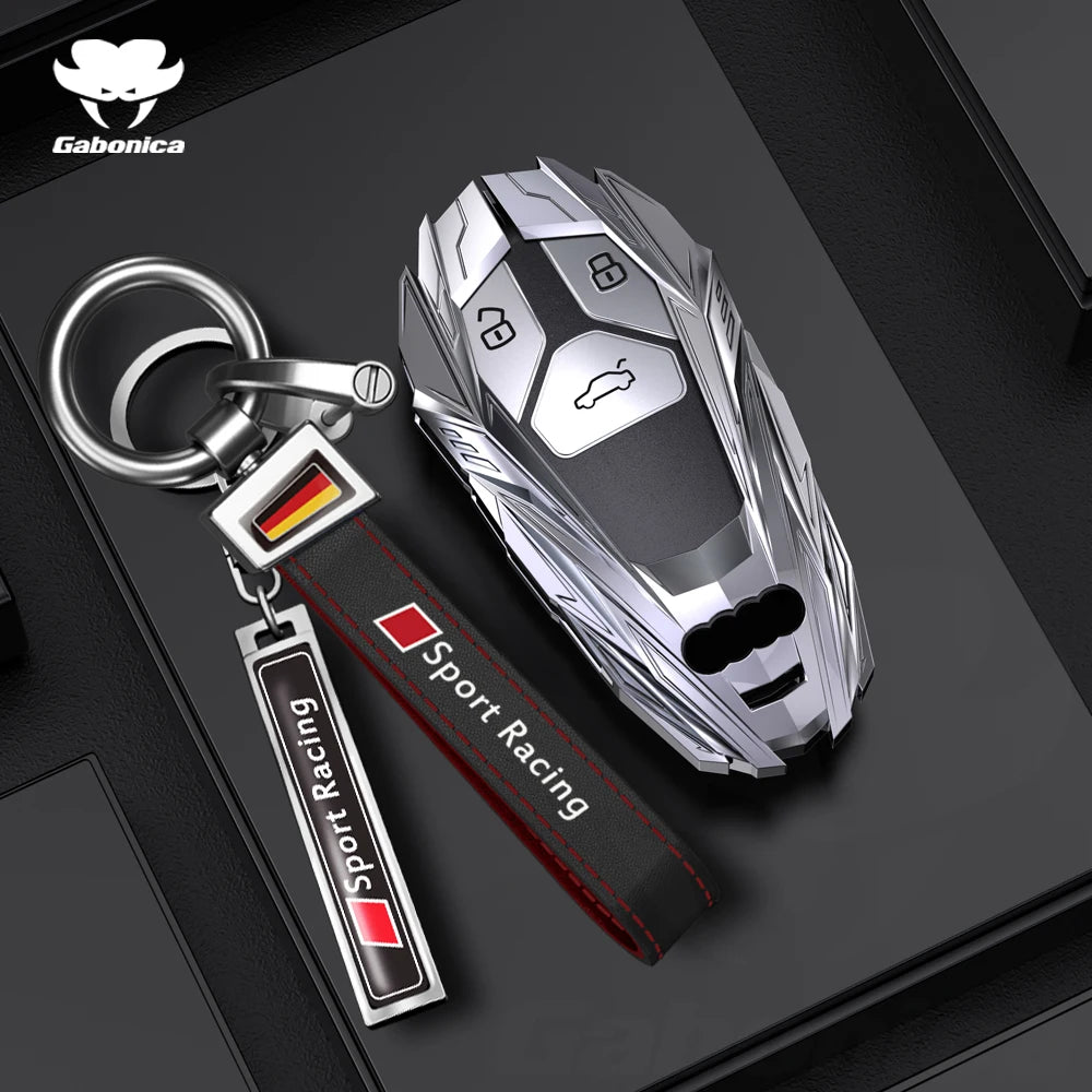 Alloy Car Key Case Cover Shell Fob For Audi A1 A3 Q2L Q3 S3 S5 S6 TT TTS Q7 Q5 A6 A4 A4L Q5L A5 A6L A7 A8 Q8 S4 S8 Accessories