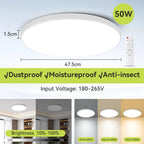 Smart LED Ceiling Light with Remote Control