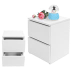 Bedside Table with 2 Drawers Modern Night Stand Table for Home Bedroom Living Room