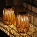 1pcs/2pcs solar outdoor lights hand woven, 0.6w solar garden light outdoor waterproof villa landscape light