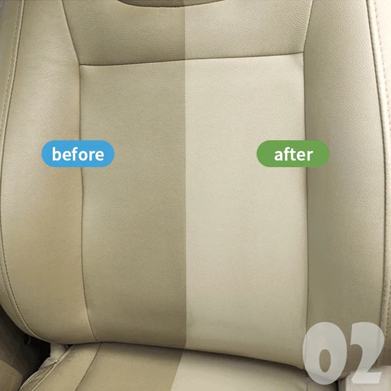 Car Interior Cleaner Agent Ceiling Cleaner Leather Flannel Woven Fabric Water Free Multipurpose Auto Dash Cleaning Tool 120ML