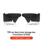 YZ For Tesla Model Y Juniper Model 3 Highland Door Side Storage Box Full-Cover Front and Rear Interior Storage Box Accessories