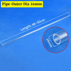 16mm Clear Acrylic Pipe Aquarium Fish Tank 90° Elbow Tee End Plug Connector Plexiglass Water Supply Tube Fittings DIY Connector