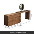 Desk Organizer Bedroom Dressing Table Mirror Bedside Modern Wood Makeup Table Storage Nordic Vanitys Para Maquillaje Furniture