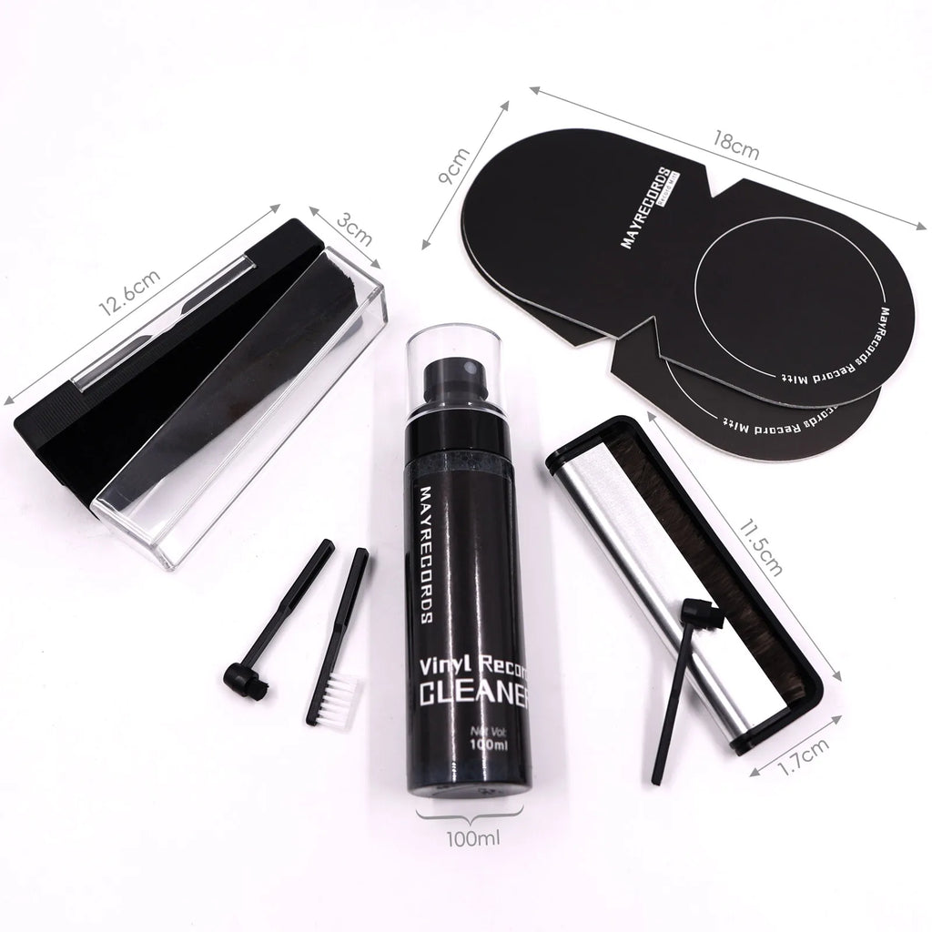 Hot Multi-Suit Anti-Static Record Cleaning Kit Dust Remover CD/LP Vinyl Phonograph Turntable Player Records Cleaning Accessories