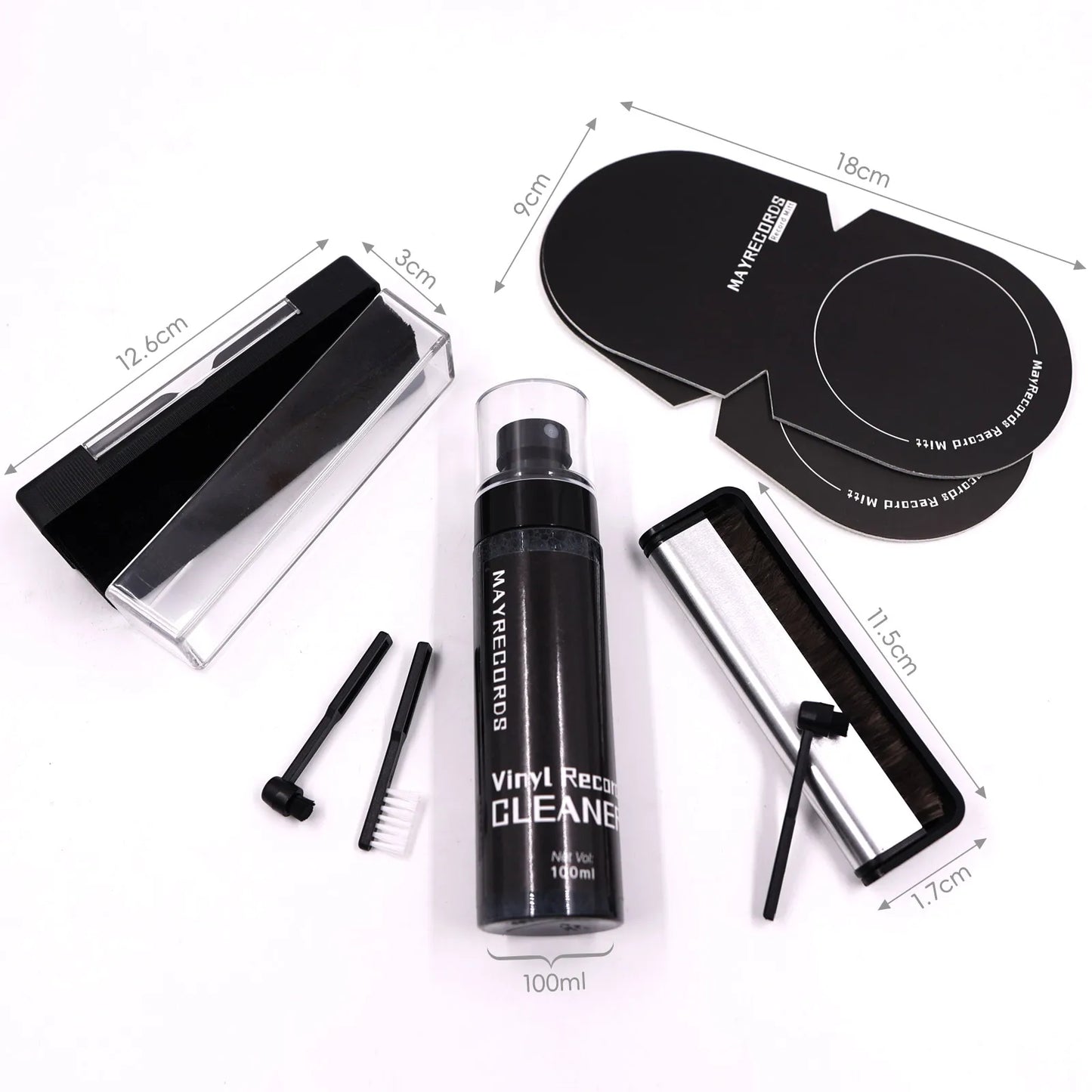 Hot Multi-Suit Anti-Static Record Cleaning Kit Dust Remover CD/LP Vinyl Phonograph Turntable Player Records Cleaning Accessories