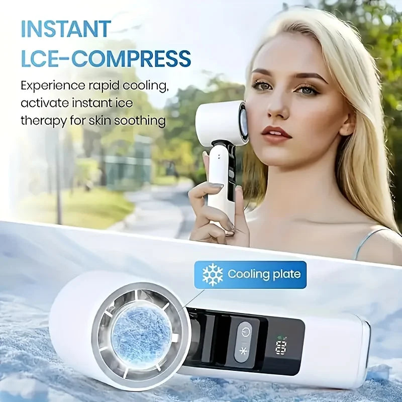 Air Cooling Fan Mini Portable Hand Fan USB Rechargeable 4000mAh Foldab