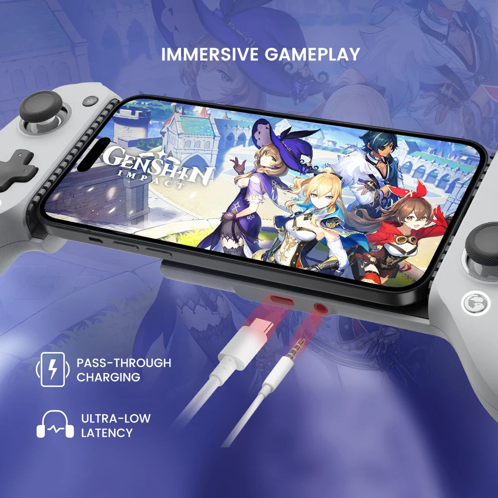 GameSir G8 Galileo Mobile Gamepad | Hall Effect Joystick for iPhone 15 & Android Cloud Gaming