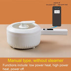 220V Multifunctional Electric Cooker Ceramic Pot Household Low-Power Student Dormitory Rice Cooker Noodle Soup With Steamer Pot