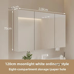 Bathroom Wall Mounted Mirror Cabinet Modern Smart Bathroom Cabinets with Mirror Creative Bathroom Storage Cabinet Home Furniture