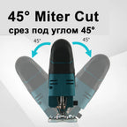 65mm 2900RPM Cordless Electric Jig Saw 3 Variable Speed 21V Battery Jigsaw Multifunctional Electric Tool
