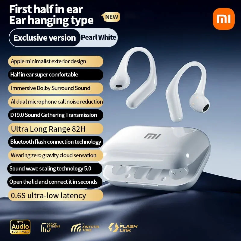 Xiaomi Air6 Wireless Bluetooth 5.3 Earhook Comfortable HD Noise Cancelling Earphones Suitable for Sports Android IOS