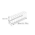 Kitchen Bowl Dish Organizer Stainless Steel Thick Walled Kitchen Dish Storage Rack Household Tableware Storage Stand Accessories