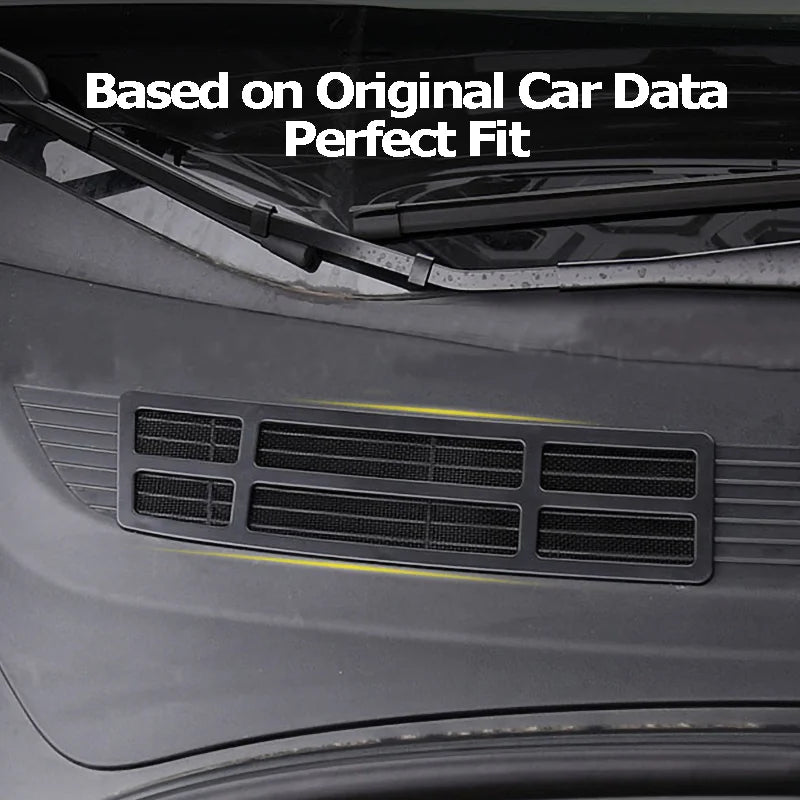 Air Inlet Protective Cover for Tesla Model 3 Y Intake Vent Net Grill Insect-proof Filter Front Face Car Interior Accessories