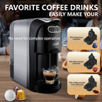 20bar Capsule Coffee Machine Is Compatible with A Variety of Capsules Home Capsule Coffee Machine Can Use Coffee Powder