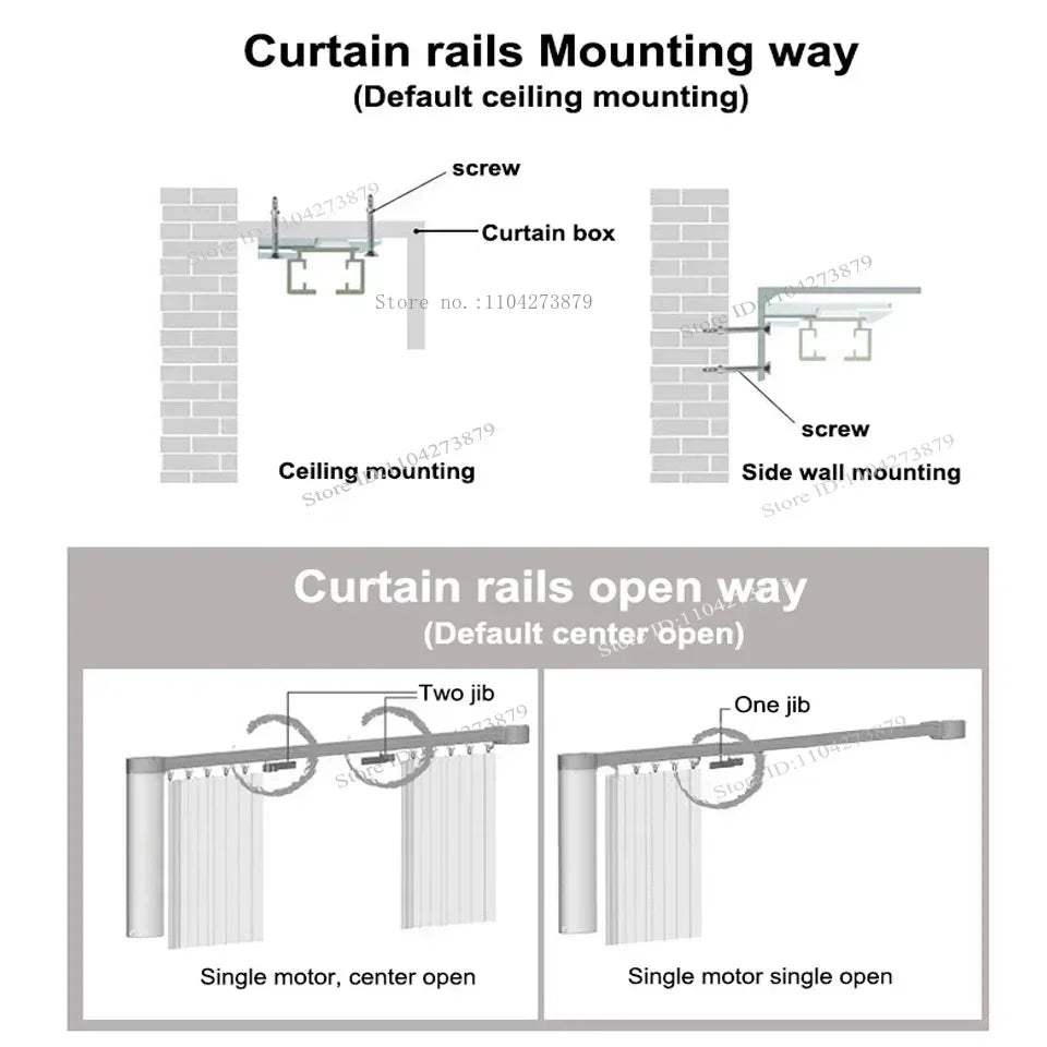 Aqara Smart Zigbee 3.0 Curtain Drive Motor C3 With1.3m-6m Silent Electric Curtain Rail Track Homekit Automatic Control System