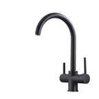 ROVATE 3 in 1 Kitchen Faucet, Hot and Cold Kitchen Sink Faucet with Drinking Faucet Water Filter