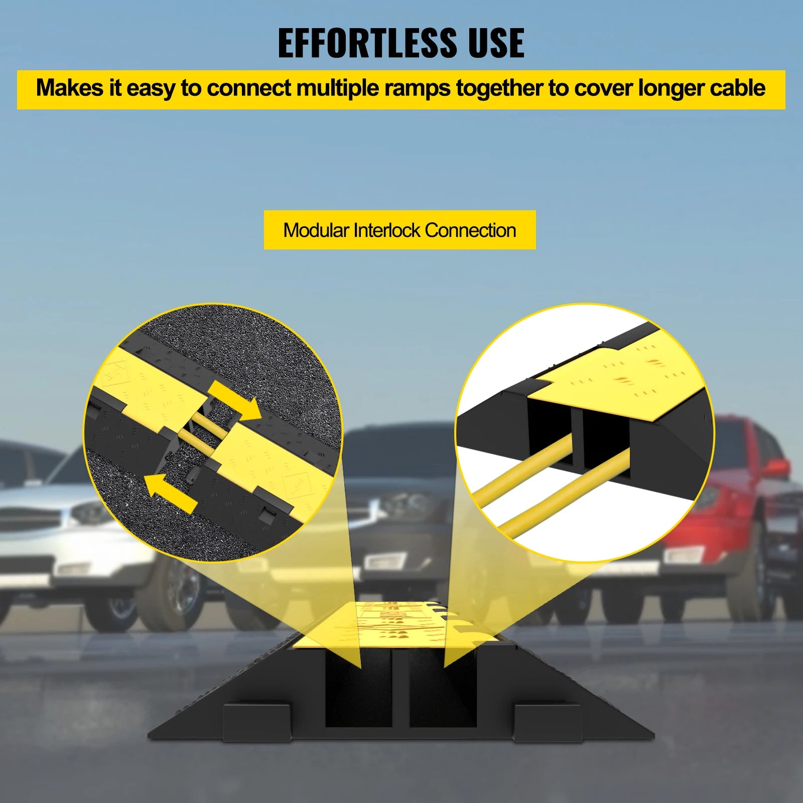 2-Channel Cable Protector Ramp