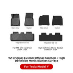 YZ For Tesla Floor Mats Model 3 Y Highland 2021-2024 Car Four Seasons Waterproof Non-slip Floor Mat TPE Special Car Accessories