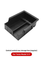 YZ For Tesla Model 3 Medel Y Storage Box Center Armrest Hidden Box Cup Holder Organizer 2023 2022 Car Accessories